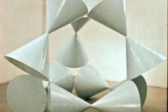 12 Cones (Grey), 1969, fiberglass, 90 x 100 x 100"