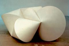 "12 Cones (White)",  39 x 100 x 62",  1968,  Fiberglass, Paint