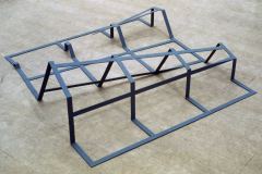 Trap, 1970, steel, 13 x 43 x 50"