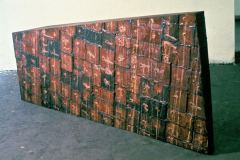 Wedge, 1977 -78, wood, 36 x 82 x 16"