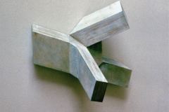 Canal No. 19, 1982, Plywood, 13 1/2 x 11 1/2 x 6 3/4".