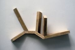 Canal No. 4, 1982, Plywood, 32 x 18 x 8".