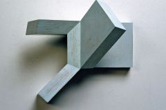 Canal No. 9, 1982, Plywood, 12 x 13 x 7 1/2"