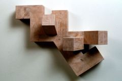 Canal No.59, 1984, Plywood,  21 1/2 x 17 x 17 1/4 ".