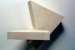 The Shoulder, (N.6th, No.4), 24 x 16 x 16 x 16 1/2, 1986, Plywood.