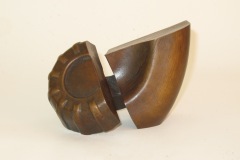 Plow, 2020, 3 1/2 x 3 1/4 x 5 3/4", Bronze, Eznic cast.