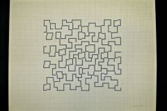 Gauache on Graph paper, 18 x 22", 1967.
