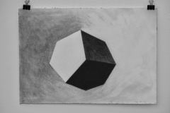 a. Graphite Drawing 1990, No. 5, 1990, 10.35 x 14.75, graphite, initial bottom right.jpg