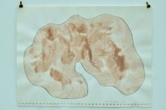 k. Small Red Clay Drawing No. 38, Vermont, 9 x 12, initialed bottom right, graphite and red clay wash.jpg