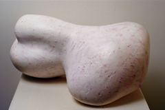 Hollow Form No. 10, 1999-2002, Ceramic, 11 x 22.5 x 15"