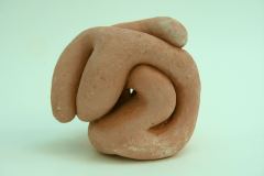 Knot No. 1, Unglazed ceramic, 5 x 5 x 5 1/2", 2013
