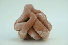 Knot No. 2, Unglazed ceramic, 6 1/4 x 6 x 6 1/2", 2013.