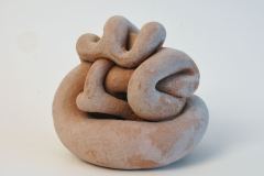 Knot No. 4, Unglazed ceramic, 5 x 4 3/4 x 5 1/2", 2013.