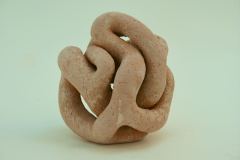Knot No. 6, Unglazed ceramic, 6 x 5 1/2 x 5 3/4", 2013.