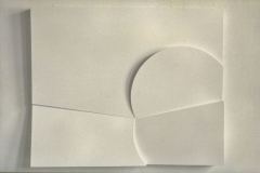Relief, White, no. 32, Wood, Masonite, paint, 1962, 24 x 32 x 2 /1/2"