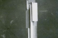 Colunm, Masonite, 1960, 14 x 2 1/2 x 2 1/2".