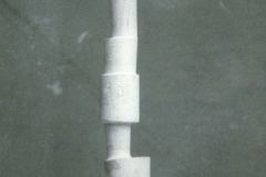 Colunm, Plaster, 1959, 16 x 3 x 3"