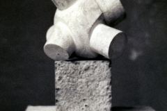 Composition, Plaster, Cement base, 1959, 12 x 7 x 8".