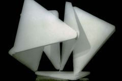Model for Commission, 1960, Steel and plaster. 20 x 17 x 28"