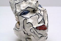 Daisy, 2005, galzed ceramic, 4.25 x 2.5 x 4.25"